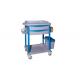 Hospital Equipment Medical Storage Trolley Therapy Cart With Waste Bin For Clinic