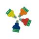 Colorful Network RJ45 8P8C Male Connector to 8 Pin Screw Terminal Blocks Adapter