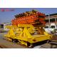 75t Steel Plate Transfer Electric Rail Flatbed Cart