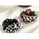 grid leather fabric tie hair rope scrunchies large ins ring girls bun headband accessories