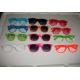 Christmas day Linear polarized paper 3d fireworks glasses for promotion