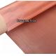 150mesh Copper Wire Mesh Aperture 0.09-0.10mm Plain Weave Red Color