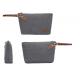 Durable Canvas Fashion Cosmetic Bag 27*17*7cm With Wear Resistant Zipper