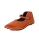 S018 Spring and summer new women's shoes leather ethnic style soft sole original handmade cowhide single shoes