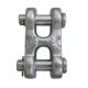 2.1T - 7.48T Drop Forged Master Link Galvanized Twin Clevis Link ISO