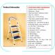 Non Slip 3 Step 0.8mm Double Sided A Frame Ladder
