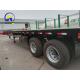Q345b Steel Main Beam Semi-Trailer for 2 Axles 20tons 25FT Flatbed Promotion