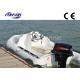 Rigid Hull Inflatable Yacht Tenders , Three Person Motorized Inflatable Boats