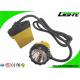 High Beam Corded LED Mining Light 10.4Ah Samsung Battery 25000Lux IP68 Waterproof