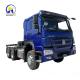 9 Tons Front Axle Used Sinotruk HOWO Blue 6X4 Tractor Truck with Performance and Durability