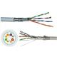 White SFTP 4pr 24awg Cat5e SFTP LAN CABLE LSZH Jacket 1000ft For Military Hospital