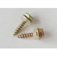 Hexagonal Flange Self Drilling Screws For Aluminium , Self Tapping Metal Screws