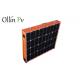 Orange Color Folding Portable Solar Panels For Camping Easy Installation