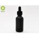 Matte Black Glass Essential Oil Bottles / Dropper Bottles 30ml Customizable