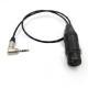 60cm Length Red Epic Power Cable XLR 3 Pin Female To Jack 3.5mm