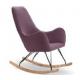 North Europe style fabric leisure rocker chair furniture