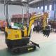 EURO 5  One Ton Mini Excavator CE Small Excavation Equipment Tailless Slewing