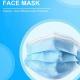 Polypropylene Disposable Dust Masks 3 Ply Protection Masks With Tie On