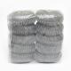 Kitchen Zinc Coated Washing Scourers / Galvanize Wire Mesh Pot Scourer