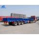 Bulk Cargo Flatbed  Side Wall Semi Trailer  Bottom 3mm With Linglong Tire