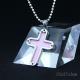 Fashion Top Trendy Stainless Steel Cross Necklace Pendant LPC60