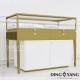 Brass 1200x550x950mm OEM Jewelry Display Counter