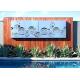 Decorative Outdoor Metal Wall Sculpture Stainless Steel Wall Mounted Screen Custom Size