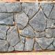 Black Random Loose Limestone Stacked Wall Stone Abrasion Resistance