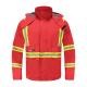 EN343 Rain proof Chemical Protective safety jacket , 9OZ Nomex Fire Retardant Work Jacket
