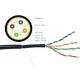 High Frequency CAT6 Lan Cable Four Pairs CCA/CU Conductor 0.56mm-0.58mm