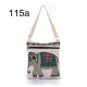 Embroidered handbag casual shoulder Messenger backpack cute female elephant printing woven bag lady
