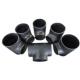 CS SS 14'' 16'' 18'' Butt Welded Pipe Fitting Tee Seamless Black Rust Proof Oil