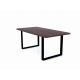 Rectangular Solid Wood Tea Table Stable Design Modern Look For Home Office