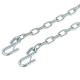 48kN Trailer Safety Chain with S Hook 0.25 Inch Diameter Standard or Nonstandard