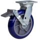 8 Plate Brake TPU Caster Wheel 7628-86 Suitable for Heavy Duty Applications 450kg