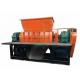 Double Shaft Industrial Shredder Machine For Plastic Waste Container Low Noise