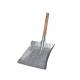 Metal Dustpan Store Coal Shovel Strong Dust Ash Pan with Wooden Handle
