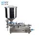 Desktop full electric massage paste filling machine with mixing and heating hopper for the cream paste filling