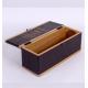 Promotion Wooden Wine Box ISO9001 2008 Certification , Empty Wine Boxes