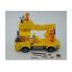 Popular Building And Construction Toys Robot Truck 3 Deformation Yellow Color