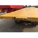 Carbon Steel 40 Tons 3 FUWA Axles Flatbed Trailer