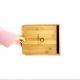 Wooden Bamboo Stash Box With Mirror Customized Jewellery Organiser Box
