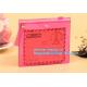 stationery waterproof plastic documents pouch PVC zipper lock file bag with pocket,document carrying zip file folder bag