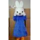 white rabbits mascot cartoon cosplay costume 