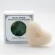 100% Natural Reusable Facial Konjac Sponge Off White Heart Shaped Bath Sponges
