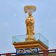 4.5M High Big Buddha Statue Outdoor Large Customized Gold Leaf Finish