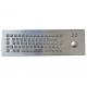 IP65 / IK07 Industrial Keyboard Stainless Steel Explosion Proof With 38mm Trackball