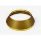 Gold Luxury J Shape Plastic Trim Strip Cap 2.0 CM 35/45 Meters With Aluminum