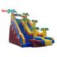 Kids Inflatable Slide Commercial Inflatable Water Slide With Copper Palm Tree Theme