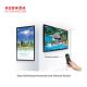 Flat Panel Wall Mounted Advertising Display 32 220V 1920*1080 Resolution Android